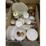 A box of ceramics