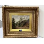 ALBERT EDWARD GYNGELL. BRITISH 1866-1949 Perry Wood nr. Worcester. Signed and dated 1893. Oil on