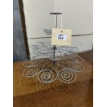 A wirework cakestand