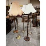 Five lamp standards