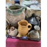 Five items of pottery