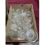 A box of glassware