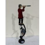 A Victorian style balance toy, 'Spyglass Sailor'. 22½' high