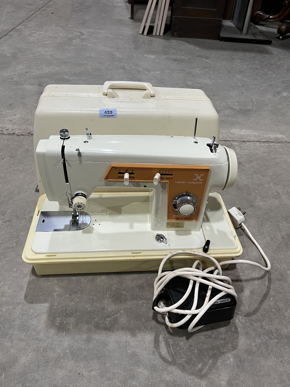 A Frister Rossmann electric sewing machine