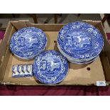 Twenty Two pieces of Spode Italian dinnerware