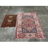 Two eastern rugs. 68' x 59'; 38' x 30'