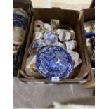 Three boxes of teaware