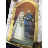 A PRINT OF TH PRINCESS VICTORIA MARY AND THE DUKE OF YORK