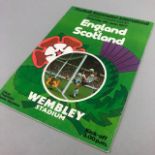 AN ENGLAND V SCOTLAND FOOTBALL PROGRAMME