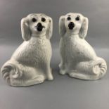 A PAIR OF 20TH CENTURY WALLY DOGS