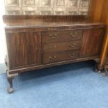 A MAHOGANY SIDEBOARD