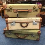 A LOT OF THREE VINTAGE TRAVEL CASES