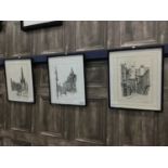 A LOT OF SIX PRINTS DEPICTING EDINBURGH