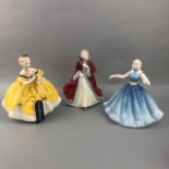 A ROYAL DOULTON FIGURE OF GAIL AND SIX OTHER ROYAL DOULTON FIGURES