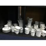 A ROYAL DOULTON 'CARNATION' PART TEA AND DINNER SERVICE AND OTHER TEA WARE