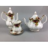 A ROYAL ALBERT 'OLD COUNTRY ROSES' PART TEA AND COFFEE SERVICE