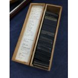 A COLLECTION OF MAGIC LANTERN SLIDES, ALONG WITH SCRAP BOOK OF 1930s FILM STARS