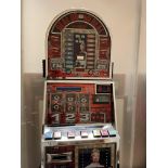 A DEAL OR NO DEAL VINTAGE CASINO CABINET X0X £25 JACKPOT FRUIT MACHINE