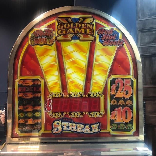 A CASINO MODEL, DOME TOPPED 'THE STREAK' £25 JACKPOT FRUIT MACHINE - Image 2 of 2