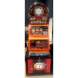 A CASINO MODEL, DOME TOPPED 'CLOCKWORK ORANGES' £35 JACKPOT FRUIT MACHINE