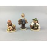 A LOT OF FIVE HUMMEL FIGURES