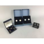 A LOT OF VARIOUS CUFFLINKS INCLUDING TWO SETS OF LLADRO EXAMPLES