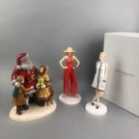 A ROYAL DOULTON FIGURE OF '1970S CHARLIE' AND TWO OTHERS, ALL IN ORIGIANL BOXES