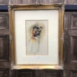 AMENDMENT - A FRAMED PRINT OF TWO LADIES