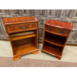 A LOT OF TWO REPRODUCTION SIDE CABINETS