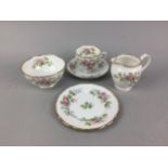 A ROSYLN 'MOSS ROSE' PART TEA SERVICE