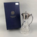 AN EDINBURGH CRYSTAL CLARET JUG