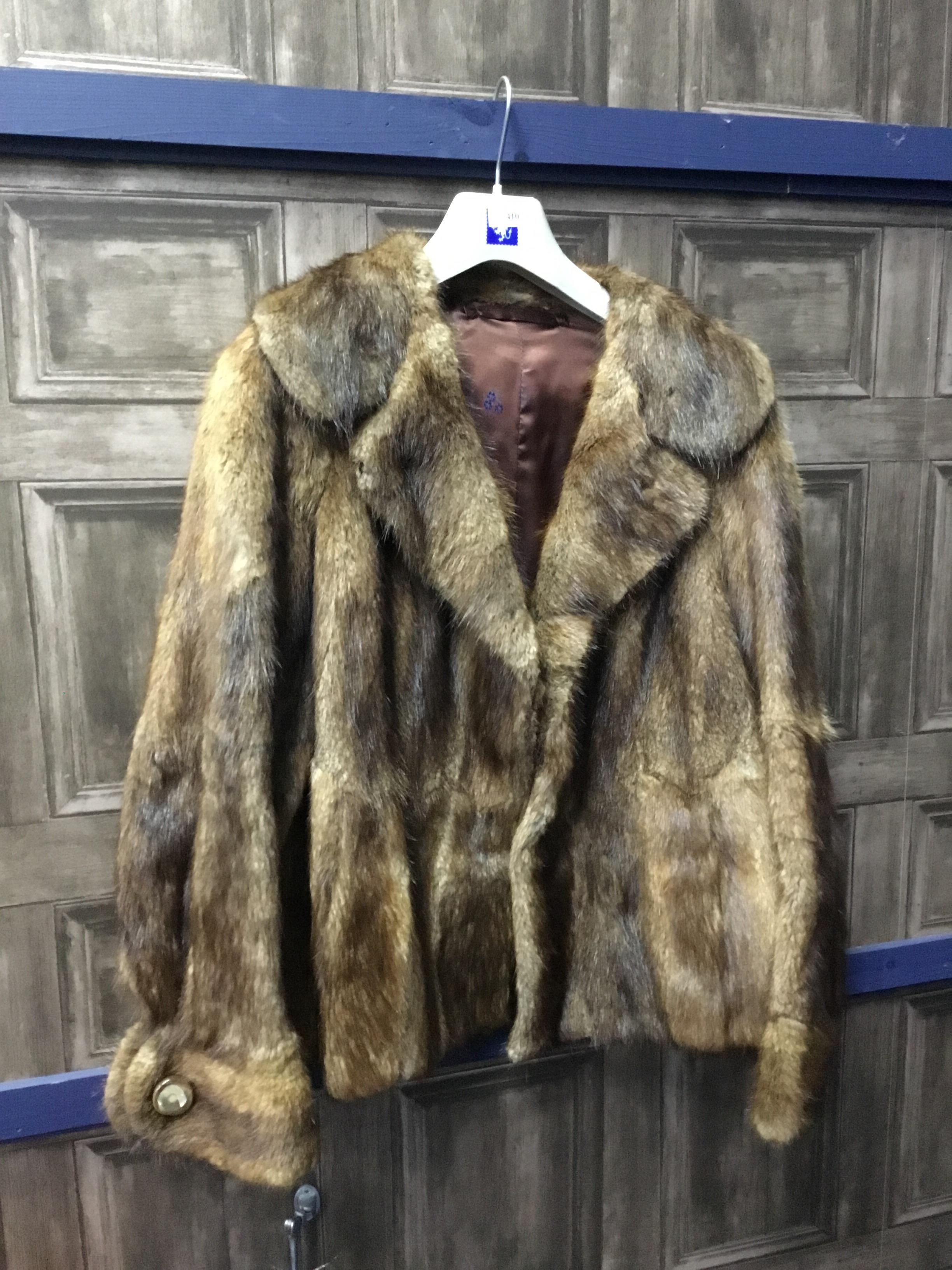 A LOT OF THREE VINTAGE FUR COATS