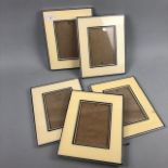 A COLLECTION OF FIVE PHOTOGRAPH FRAMES