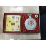 A BOXED MANCHESTER UNITED 25TH ANNIVERSARY WHISKY