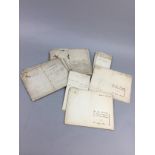 A LOT OF 19TH CENTURY DOCUMENTS