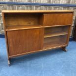 A TEAK DISPLAY CABINET BY 'NATHAN'