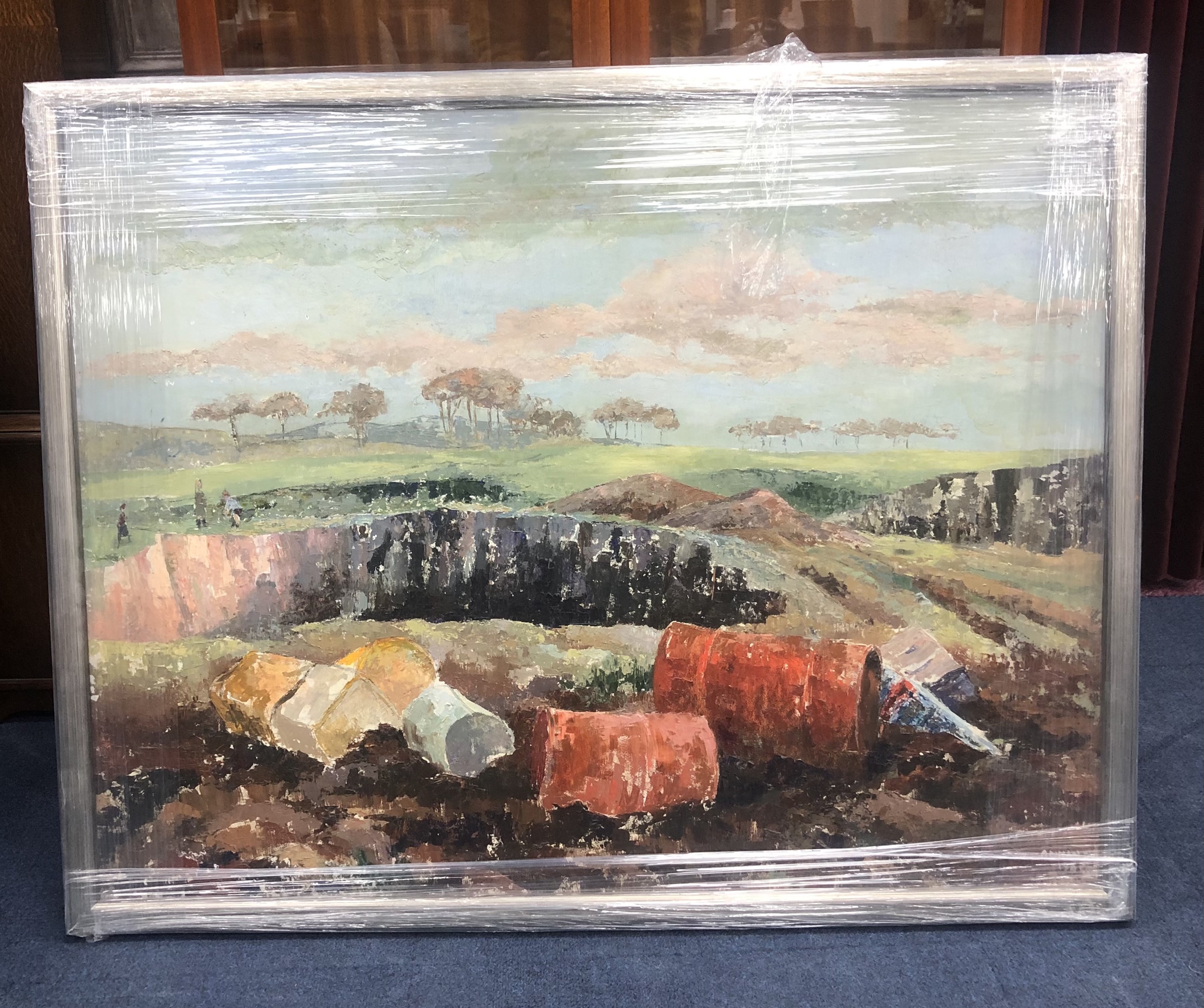 A LOT OF TWO FRAMED LANDSCAPES BY LOUIS ANNAND