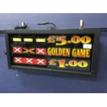 GOLDEN GAME ARCADE ART