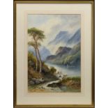 LOCH LOMOND, A WATERCOLOUR BY EDWIN ST JOHN