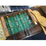 CHINESE STAR CHECKERS ALONG WITH TABLE FOOTBALL AND TWO RACKETS