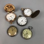 A LOT OF FIVE POCKET WATCHES