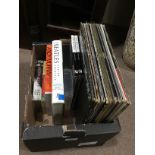A LOT OF LP RECORDS, DVD'S AND BOOKS