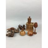 A LOT WOODEN ITEMS