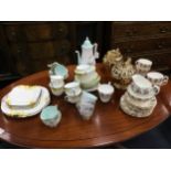 A QUEEN ANNE 'LOUISE' PART COFFEE SERVICE AND OTHER TEA WARE