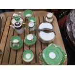 A LOT OF PARAGON TEA AND DINNERWARE, ALONG WITH OTHER TEA AND DINNERWARE