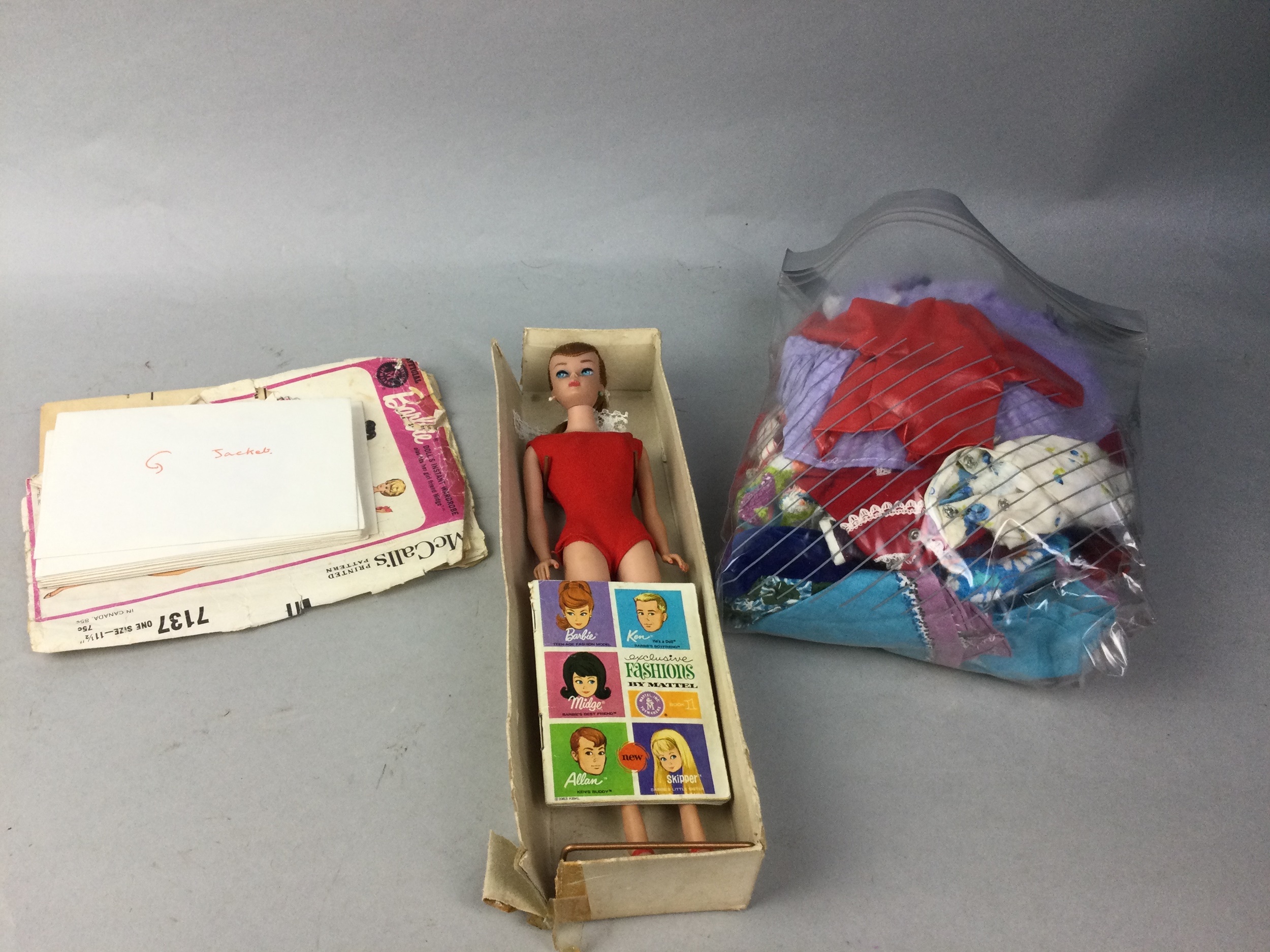 A MATTEL BARBIE DOLL AND ACCESSORIES