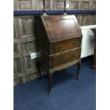 A LADY'S MAHOGANY WRITING BUREAU