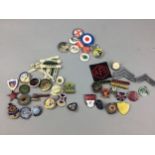 A LOT OF BOWLING CLUB AND OTHER BADGES