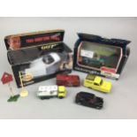 A LOT OF TWO 007 DIE-CAST CARS AND OTHER MODEL VEHICLES