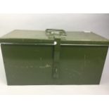 A GPO GREEN CHEST